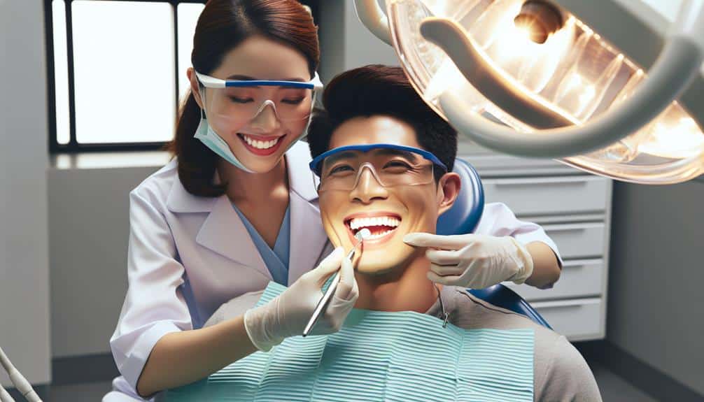 efficient teeth whitening process