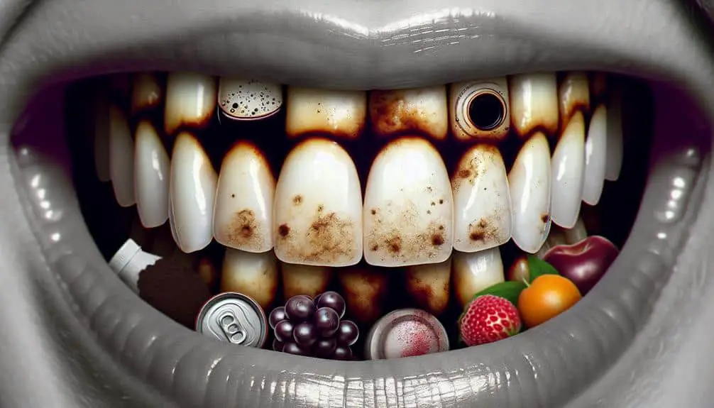 foods causing tooth discoloration