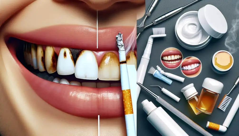 improving smoker s teeth color