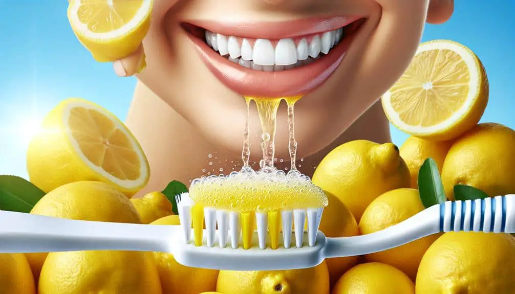 lemon juice teeth whitening