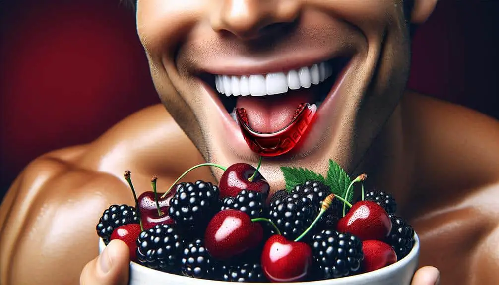 protect teeth from dark fruits