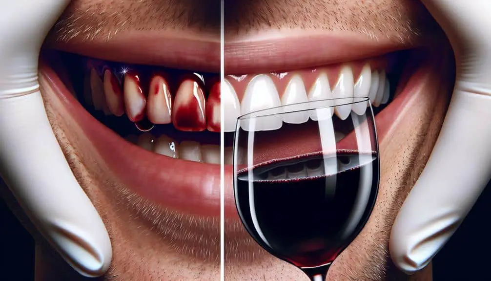 Removing Wine Stains Teeth