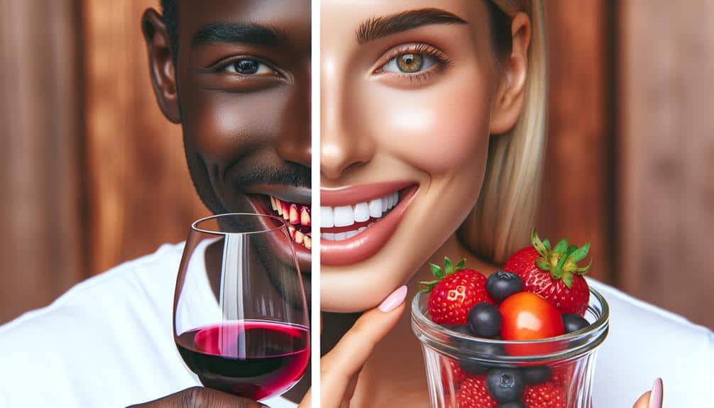 stained teeth and whitening