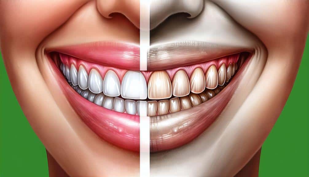 teeth whitening fades naturally