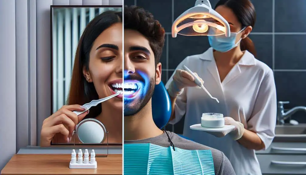 teeth whitening methods compared