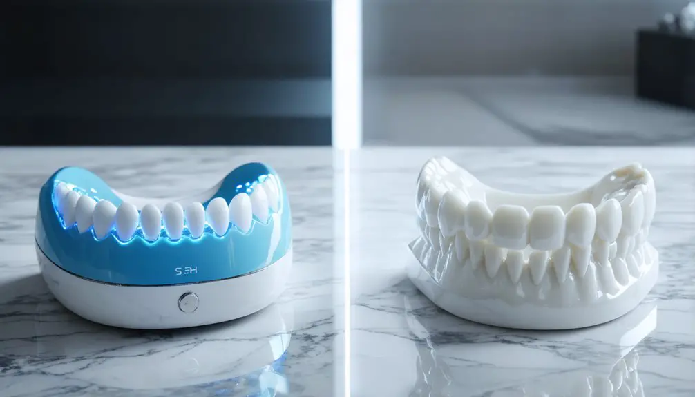 accelerated whitening with led