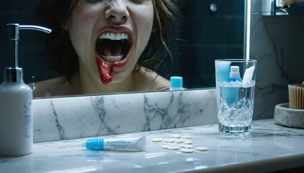 dry mouth whitening risks