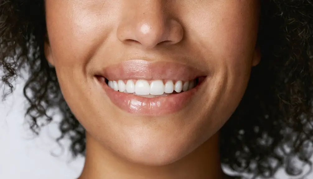 natural smile soft lighting