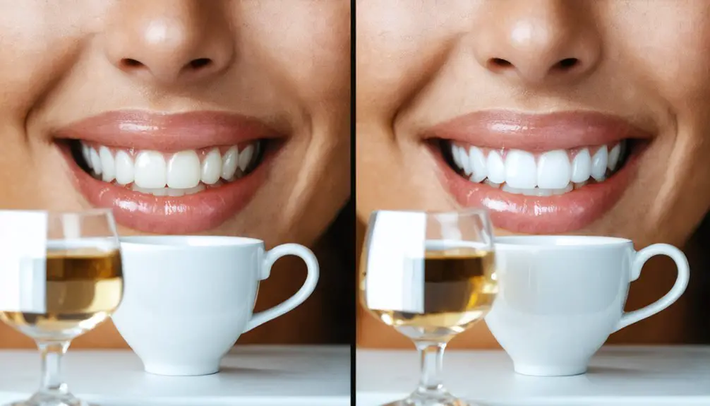 professional vs at home whitening