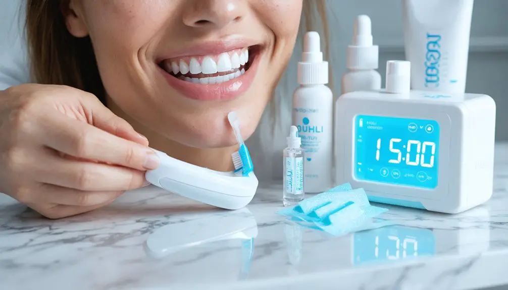 sensitivity management during whitening