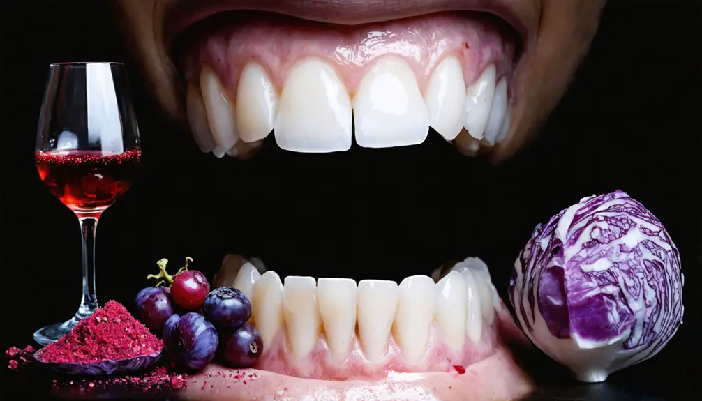 teeth staining foods identified