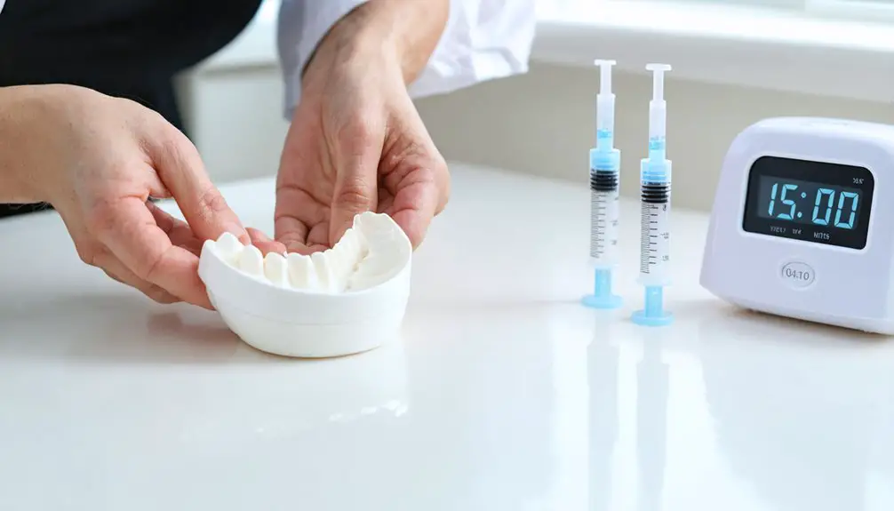 teeth whitening application guidelines