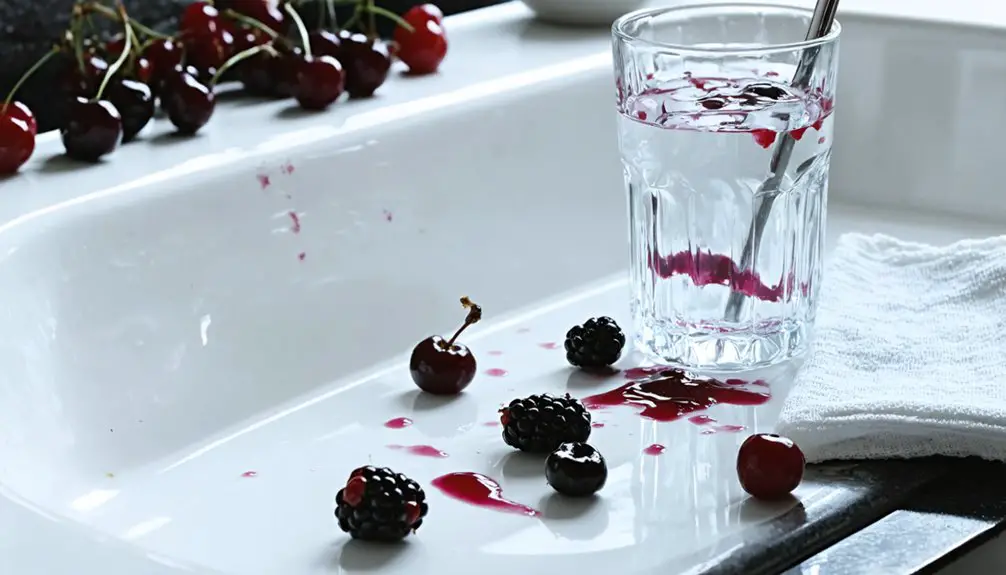 avoid berry staining teeth