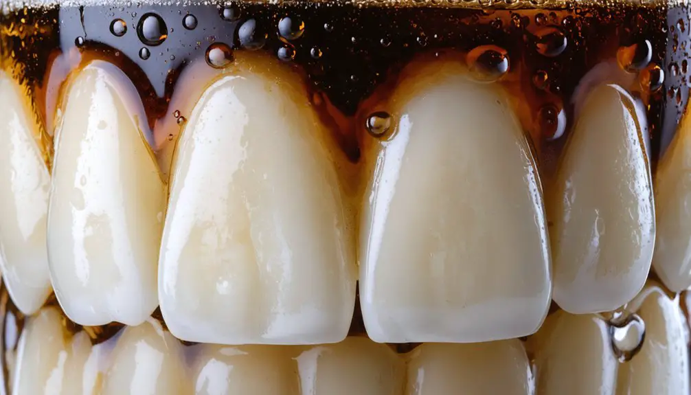 carbonated drinks teeth discoloration