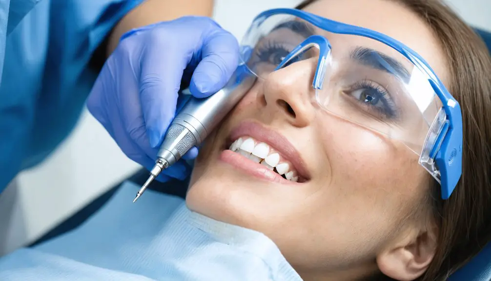 expertly monitored whitening procedure
