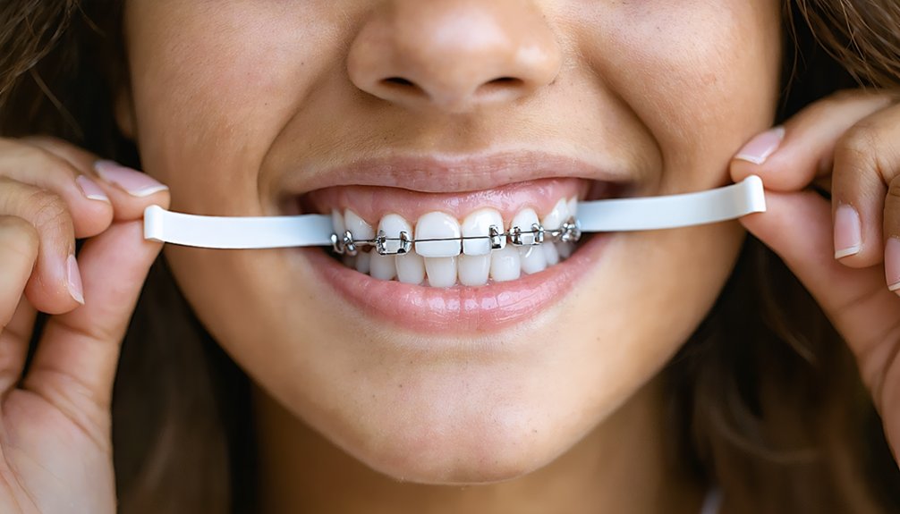 braces friendly whitening strip tips