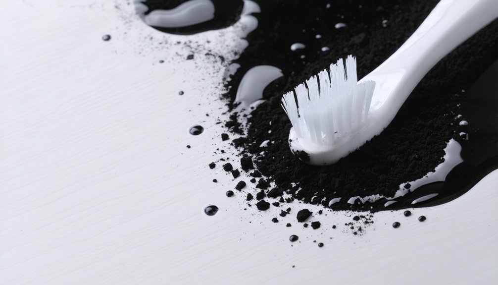 charcoal whitening risks dental health