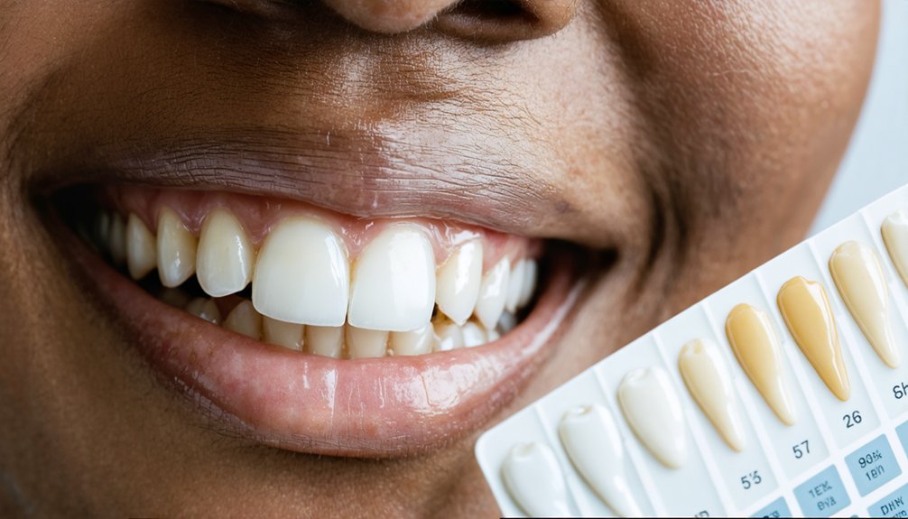 evaluate tooth color condition