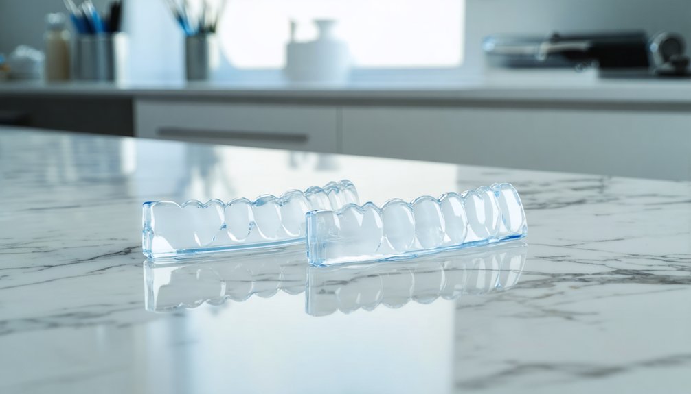 hydrogen peroxide whitening strips