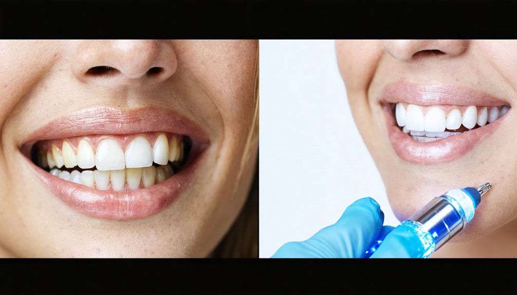 laser teeth whitening investment