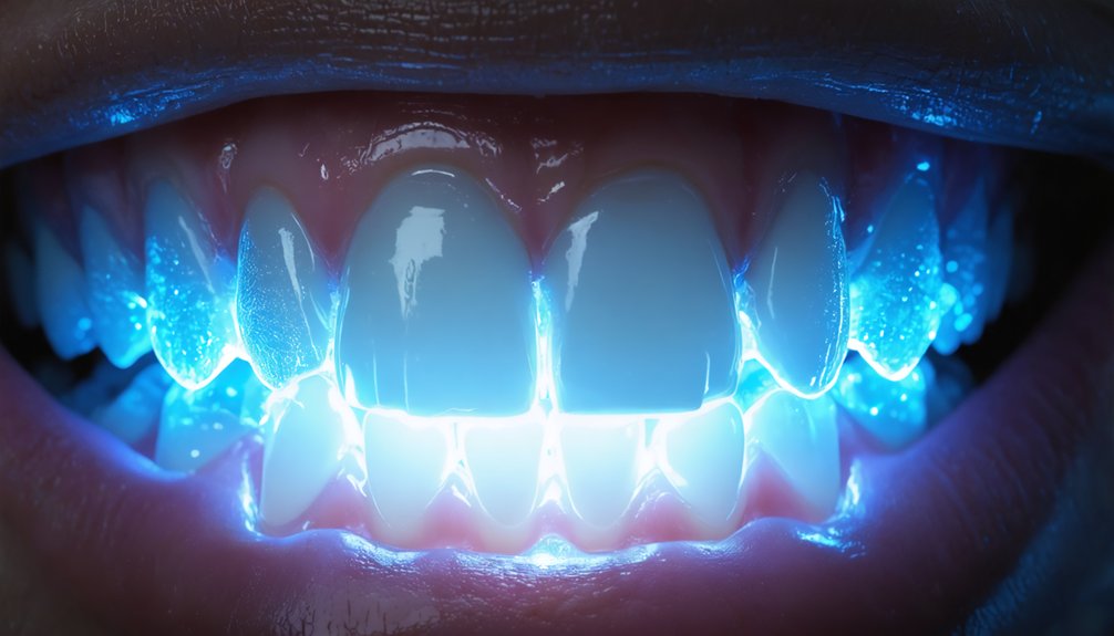 light enhances teeth whitening