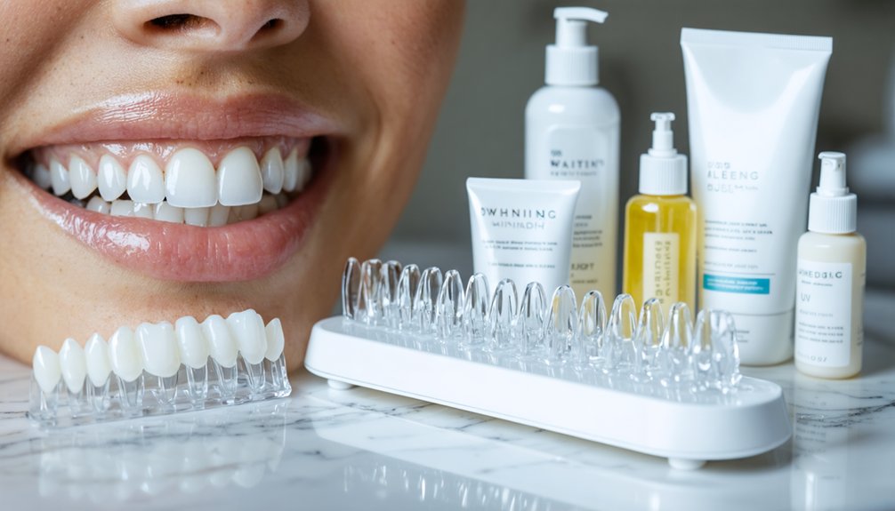 maintain whitening with care