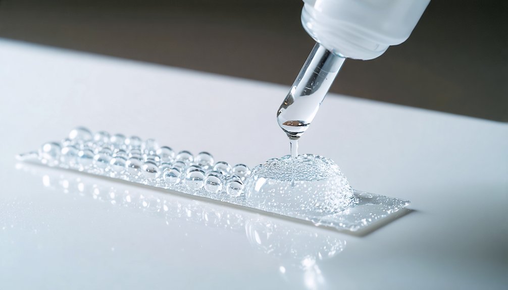 precise gel application technique