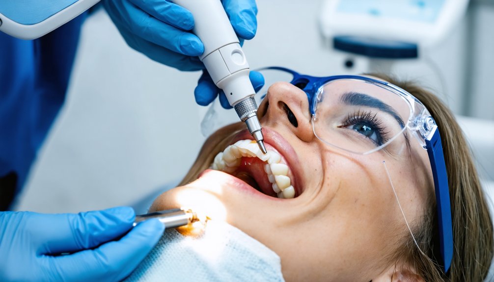 professional laser whitening safety