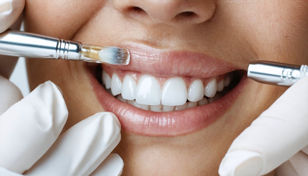 proper application for whitening