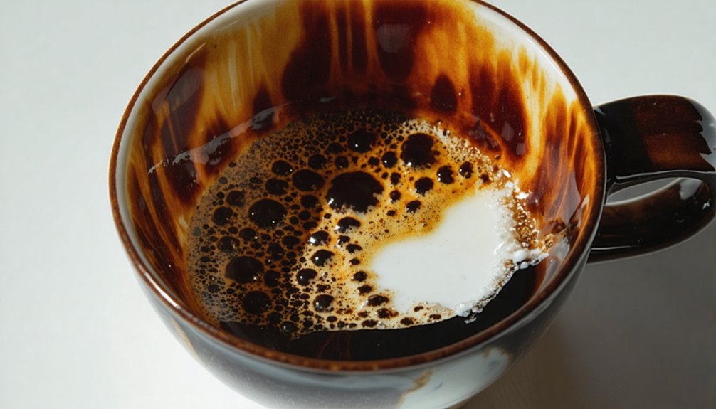 acidic hydrogen bonds disrupt tannin staining