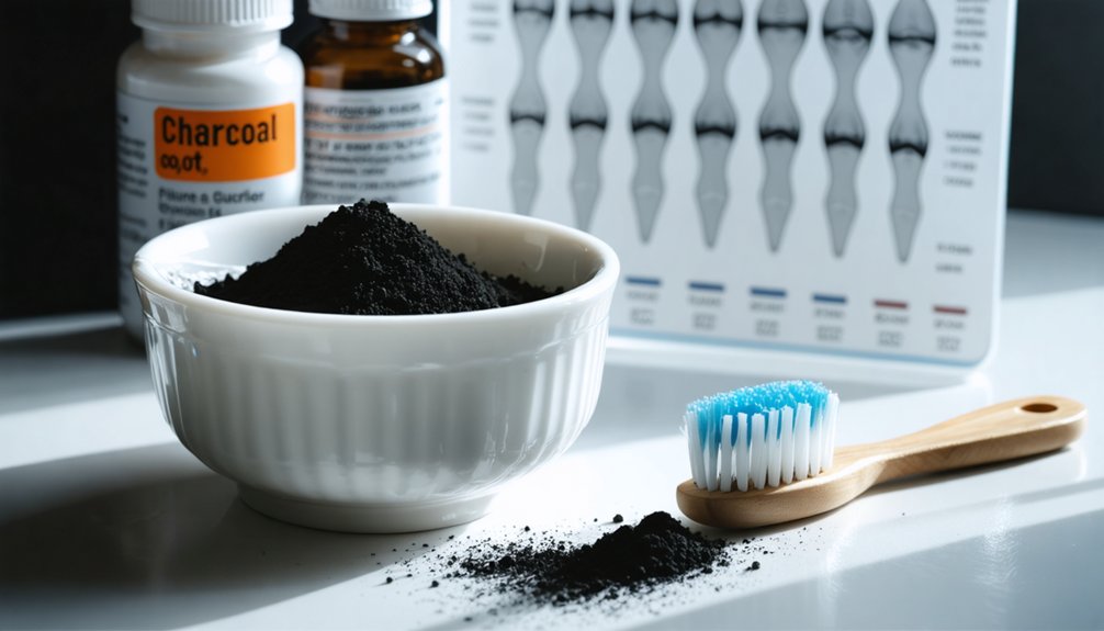 avoid charcoal whitening for sensitive teeth
