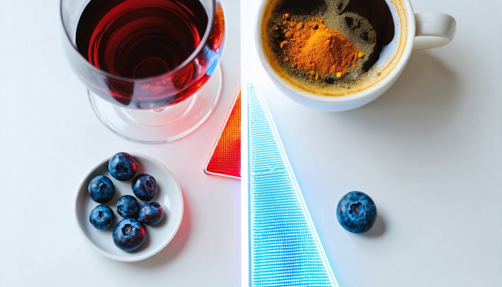 avoid staining foods and beverages