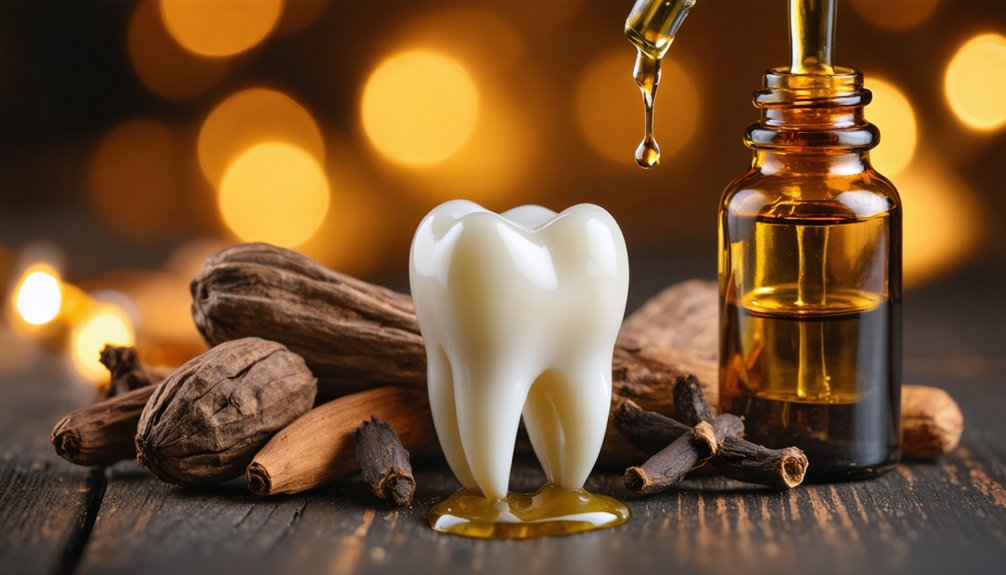 clove oil protects enamel