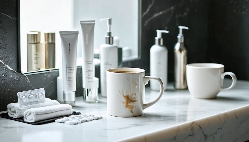 coffee stained teeth whitening