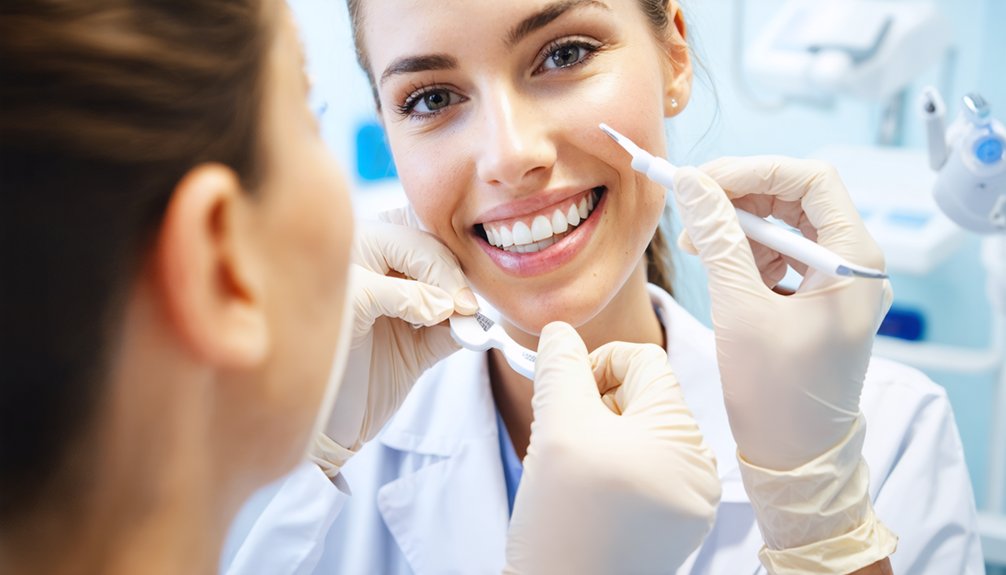 consult dentist before whitening treatment