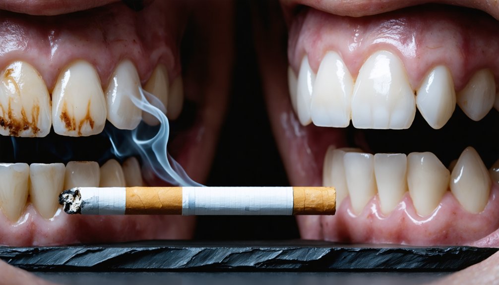 discolored teeth from smoking