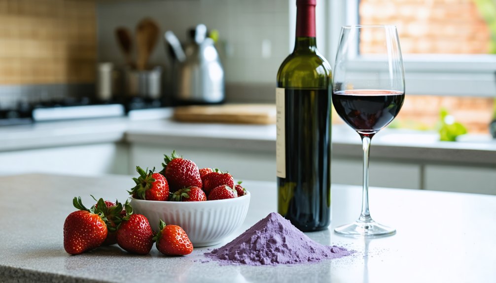 effective natural wine stain removal