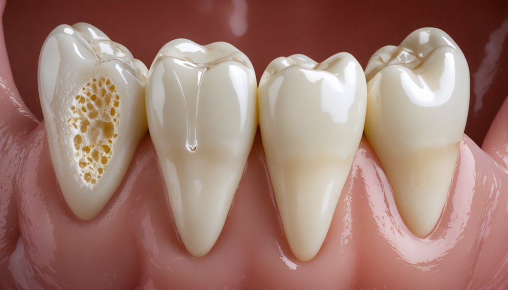 enamel erosion from whitening procedures