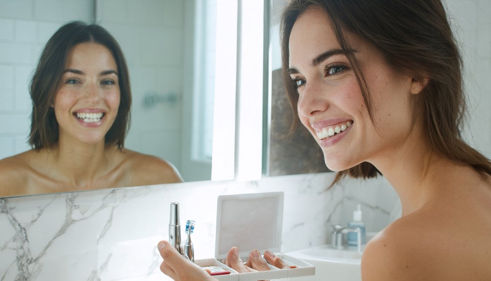 fading whitening results indicators