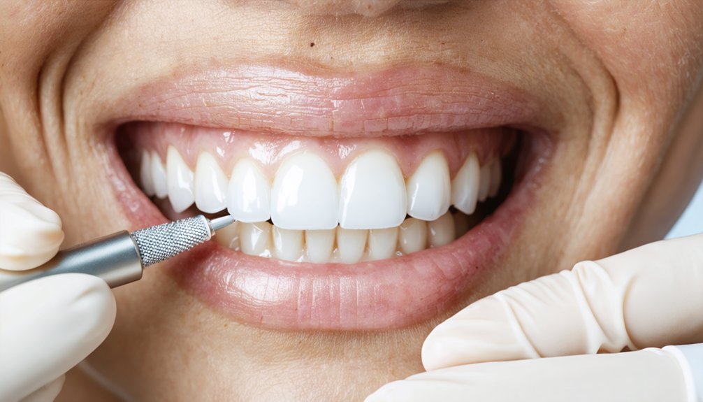 gradual whitening professional monitoring gum health