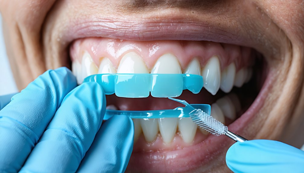 gum protecting dental whitening treatment safeguards