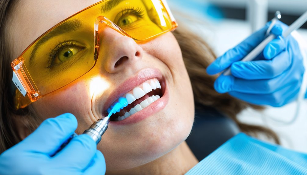 laser teeth whitening options available