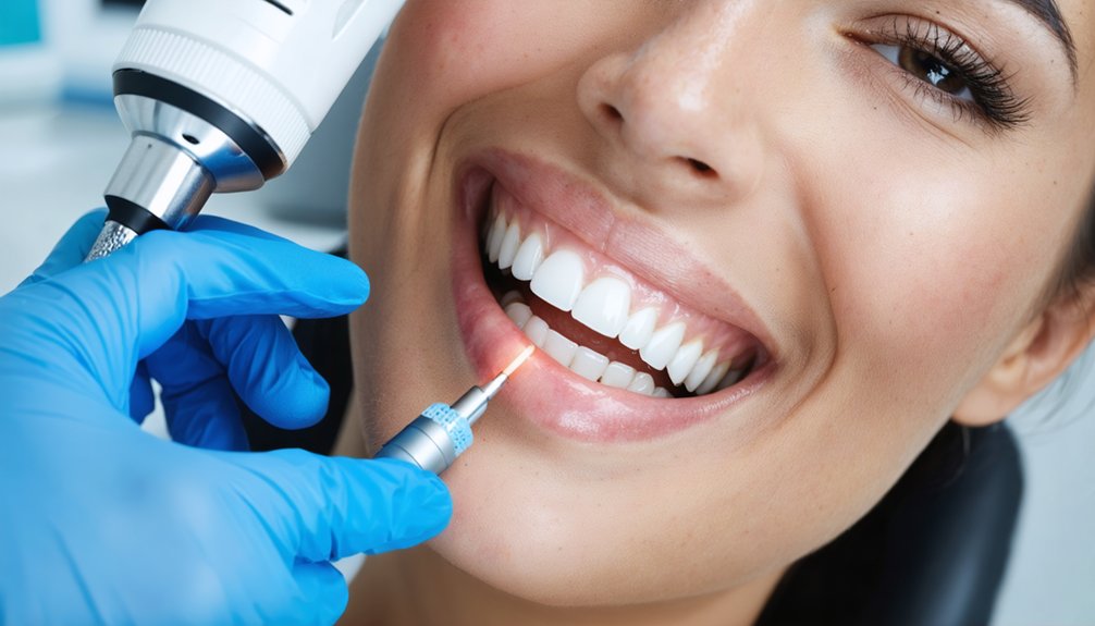 laser whitening duration varies significantly