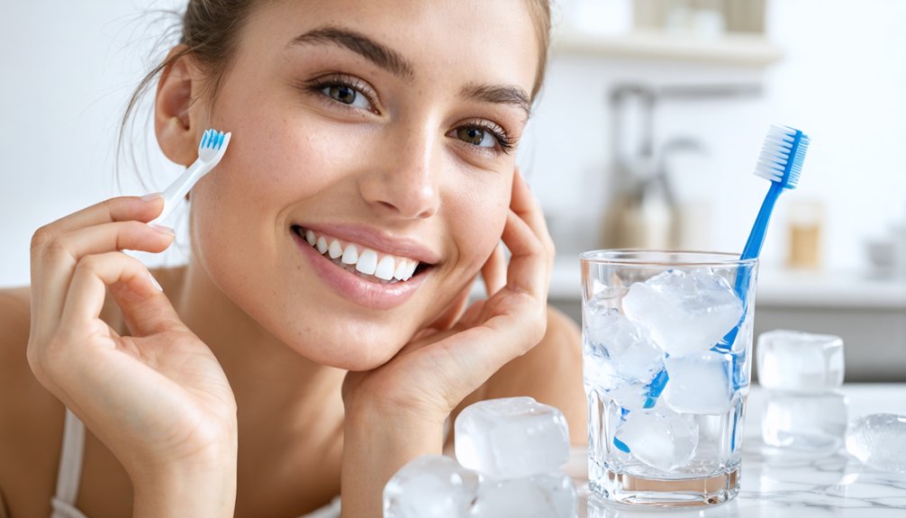 minimize teeth sensitivity during whitening