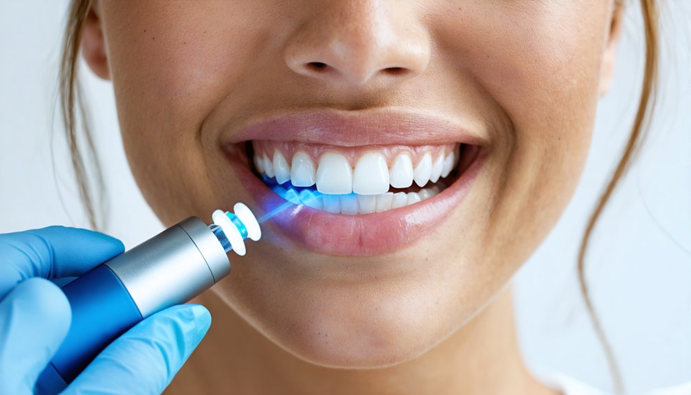 optimal laser whitening sessions