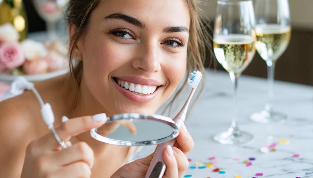 post event tooth maintenance routine