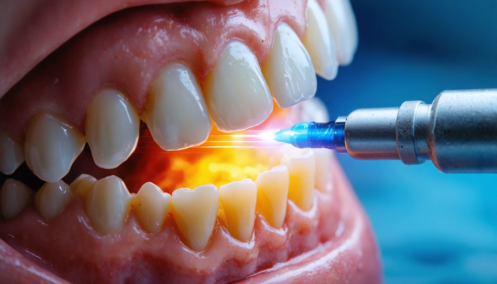 precision laser whitening deep enamel stains