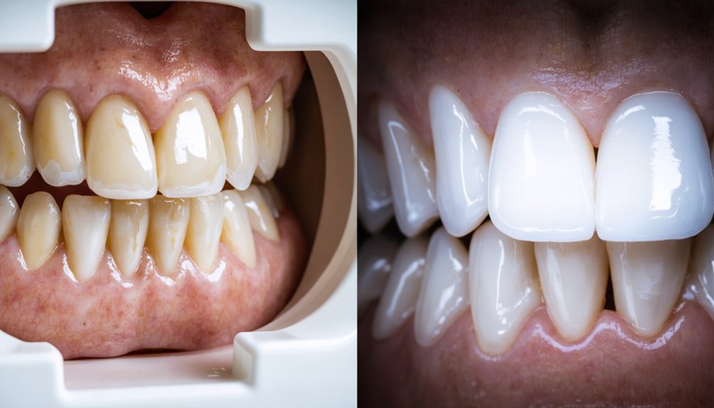 professional whitening for deeper discoloration