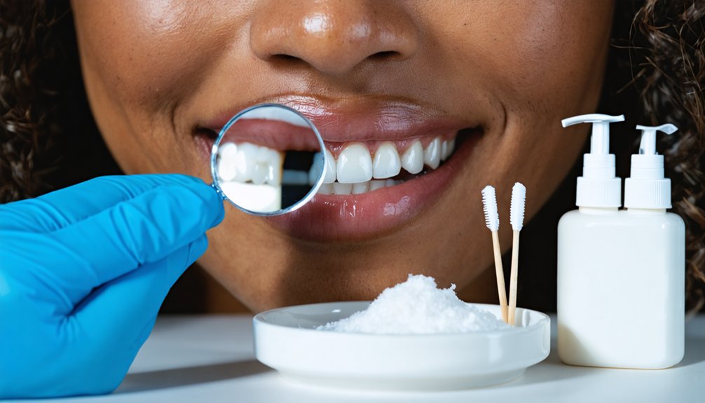 red wine stain teeth removal