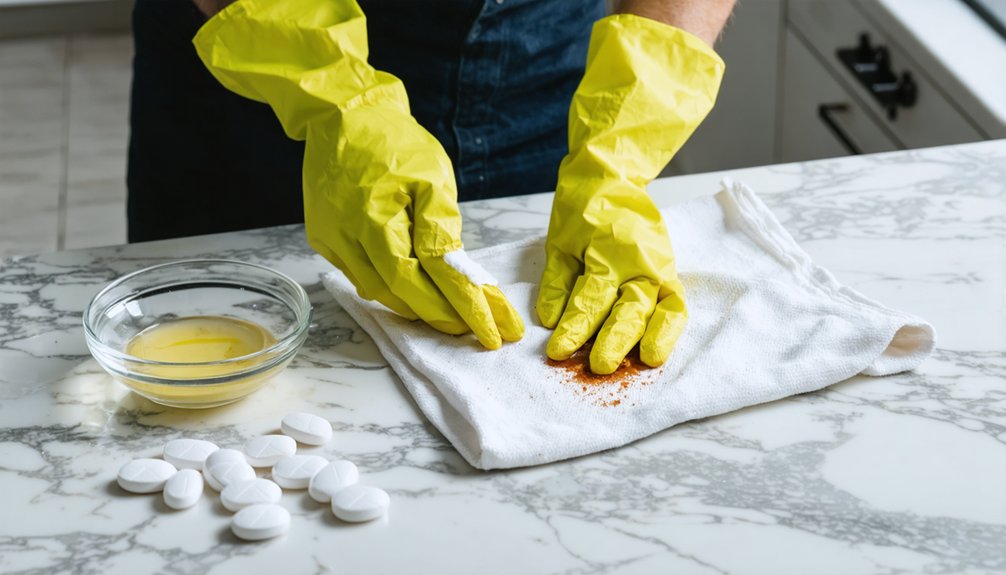 removing medication stain remedies naturally